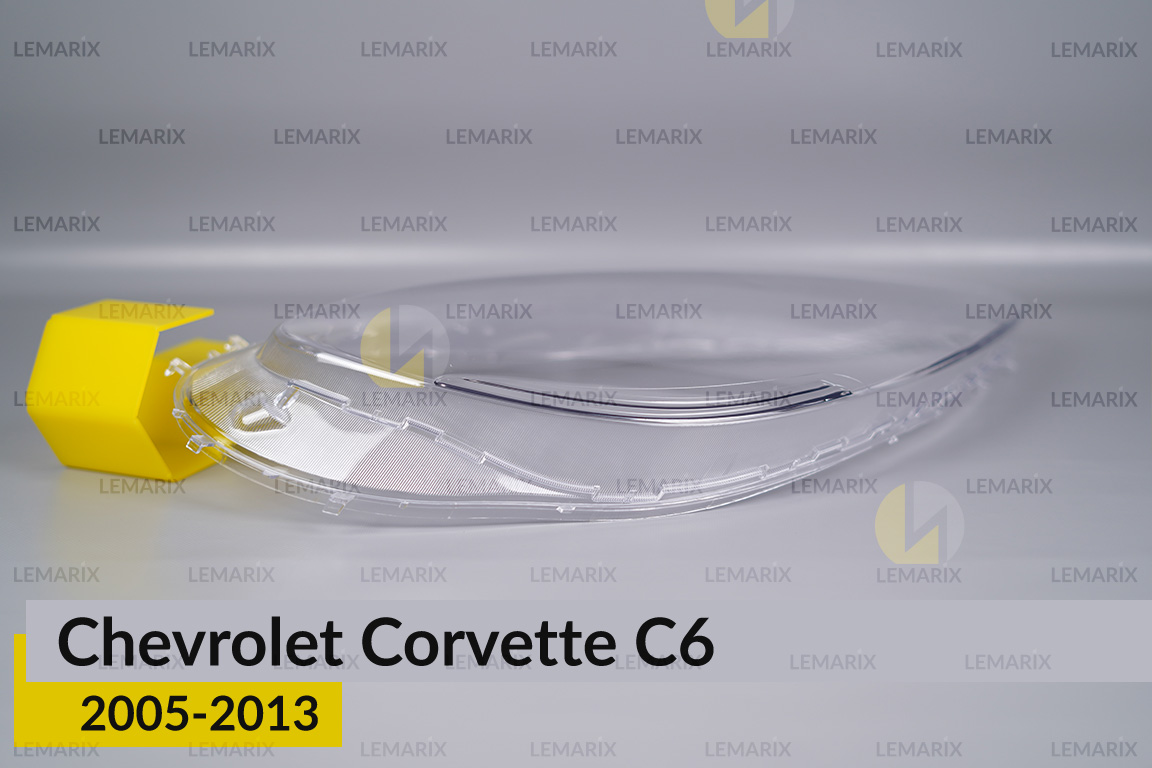 Стекло фары Chevrolet Corvette C6 (2005-2013) правое