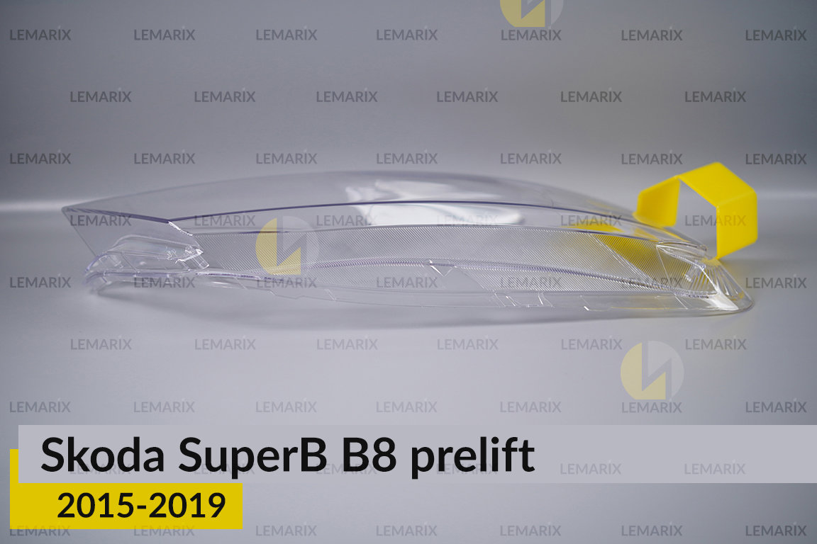 Скло фари Skoda SuperB B8 Halogen (2015-2019) дорест праве
