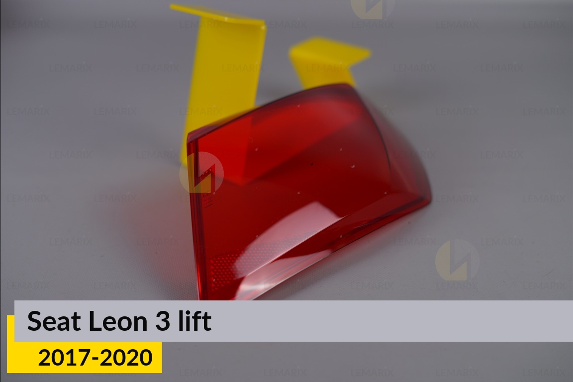Скло заднього ліхтаря зовнішнє в крилі Seat Leon 3 (2017-2020) рест праве