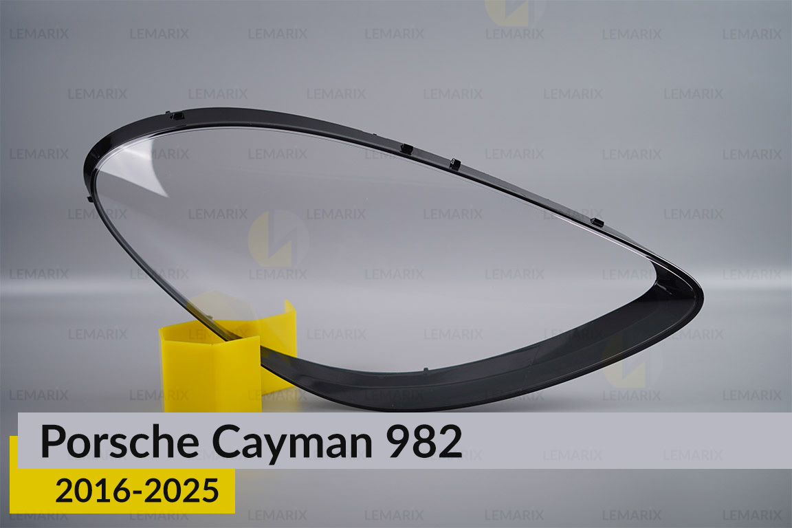 Стекло фары Porsche Cayman 982 (2016-2025) правое