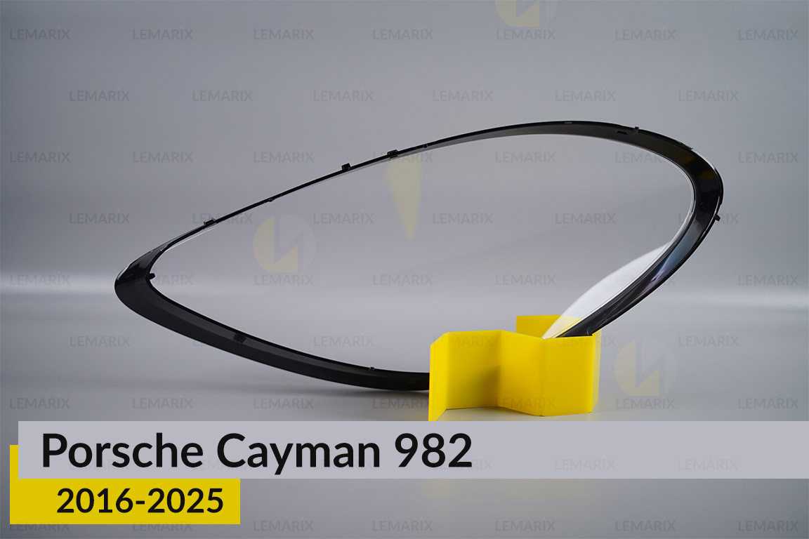 Стекло фары Porsche Cayman 982 (2016-2025) правое