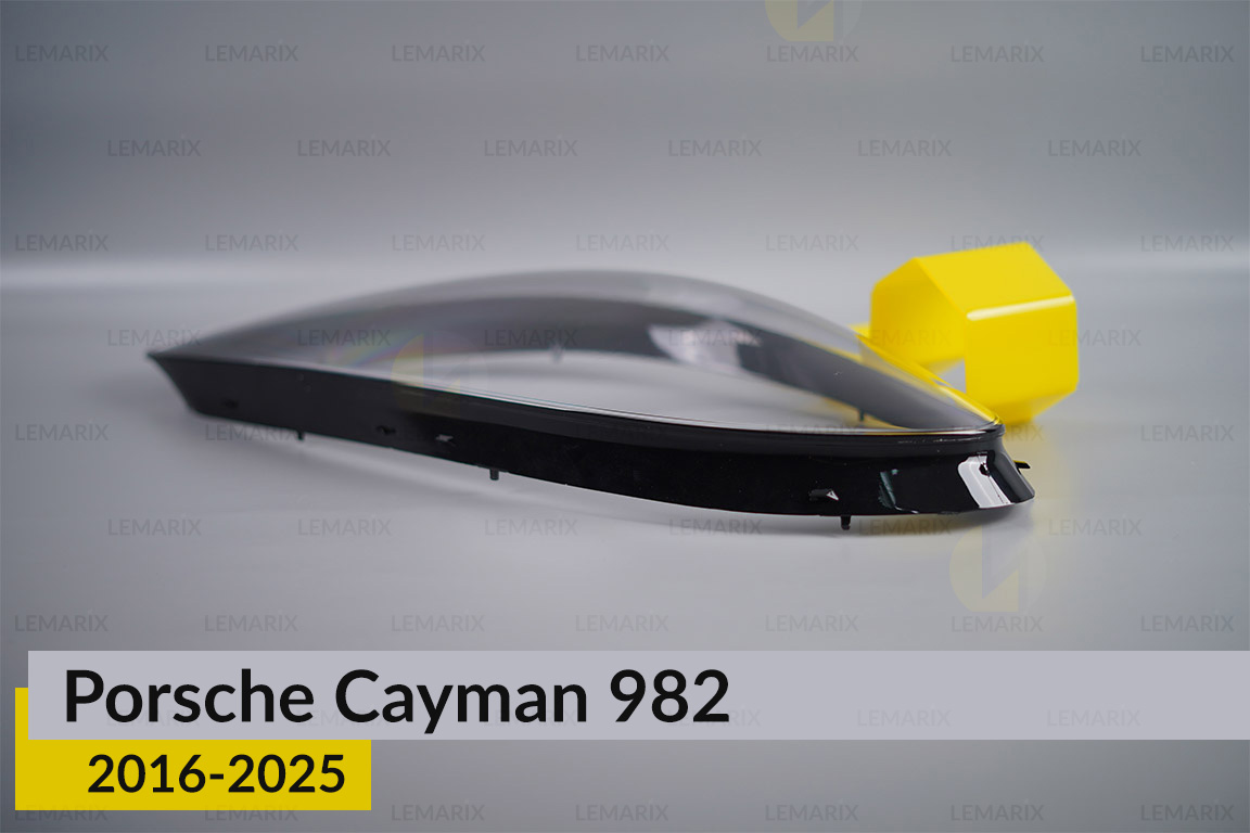 Стекло фары Porsche Cayman 982 (2016-2025) правое