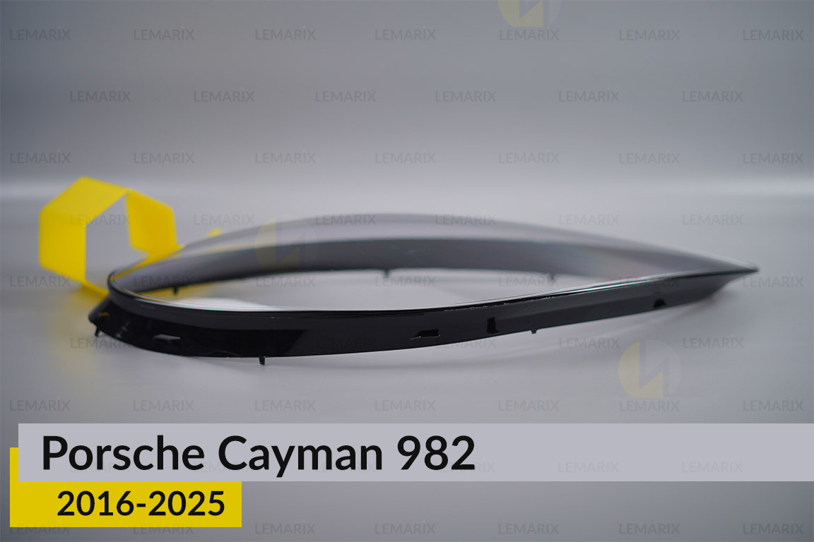 Стекло фары Porsche Cayman 982 (2016-2025) правое