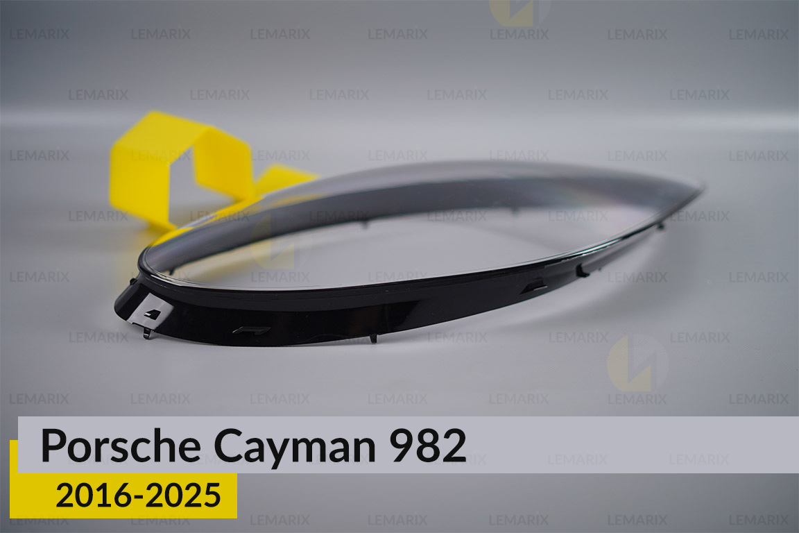 Стекло фары Porsche Cayman 982 (2016-2025) правое