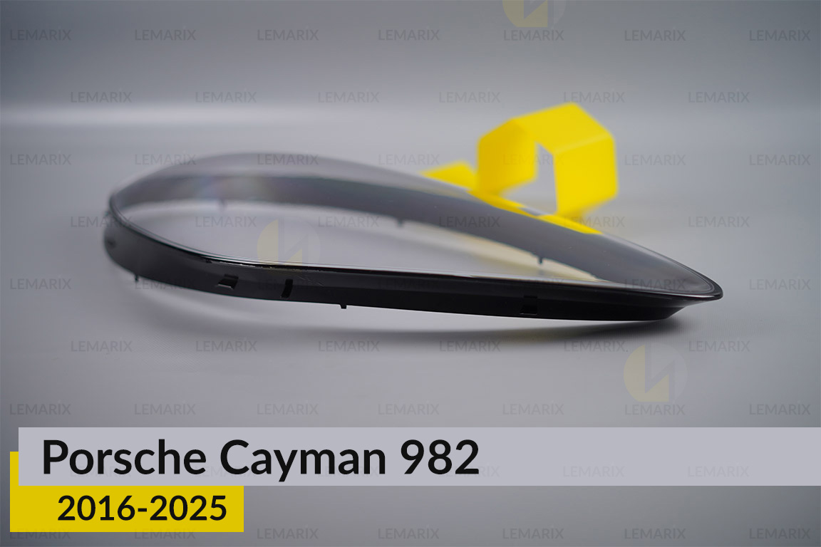 Стекло фары Porsche Cayman 982 (2016-2025) правое