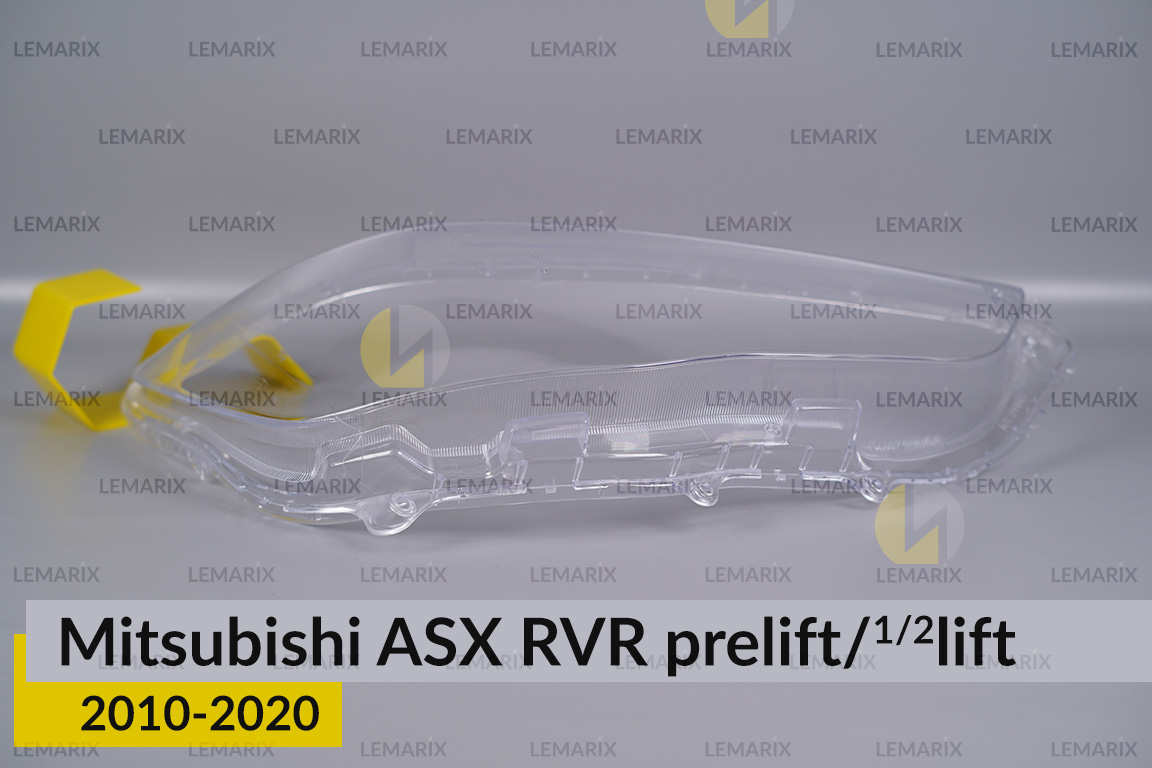 Скло фари Mitsubishi ASX RVR (2010-2020) дорест/1/2 рест праве