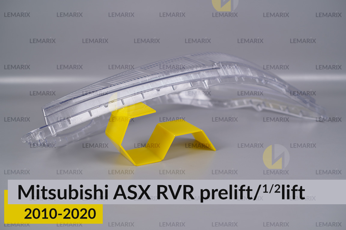 Скло фари Mitsubishi ASX RVR (2010-2020) дорест/1/2 рест праве