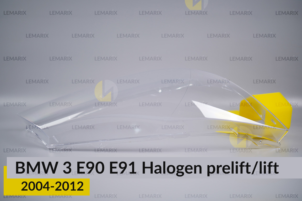Скло фари BMW 3 E90 E91 Halogen (2004-2012) дорест/рест праве