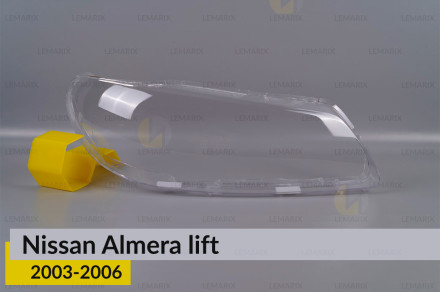 Стекло фары Nissan Sunny (2003-2005) рест правое