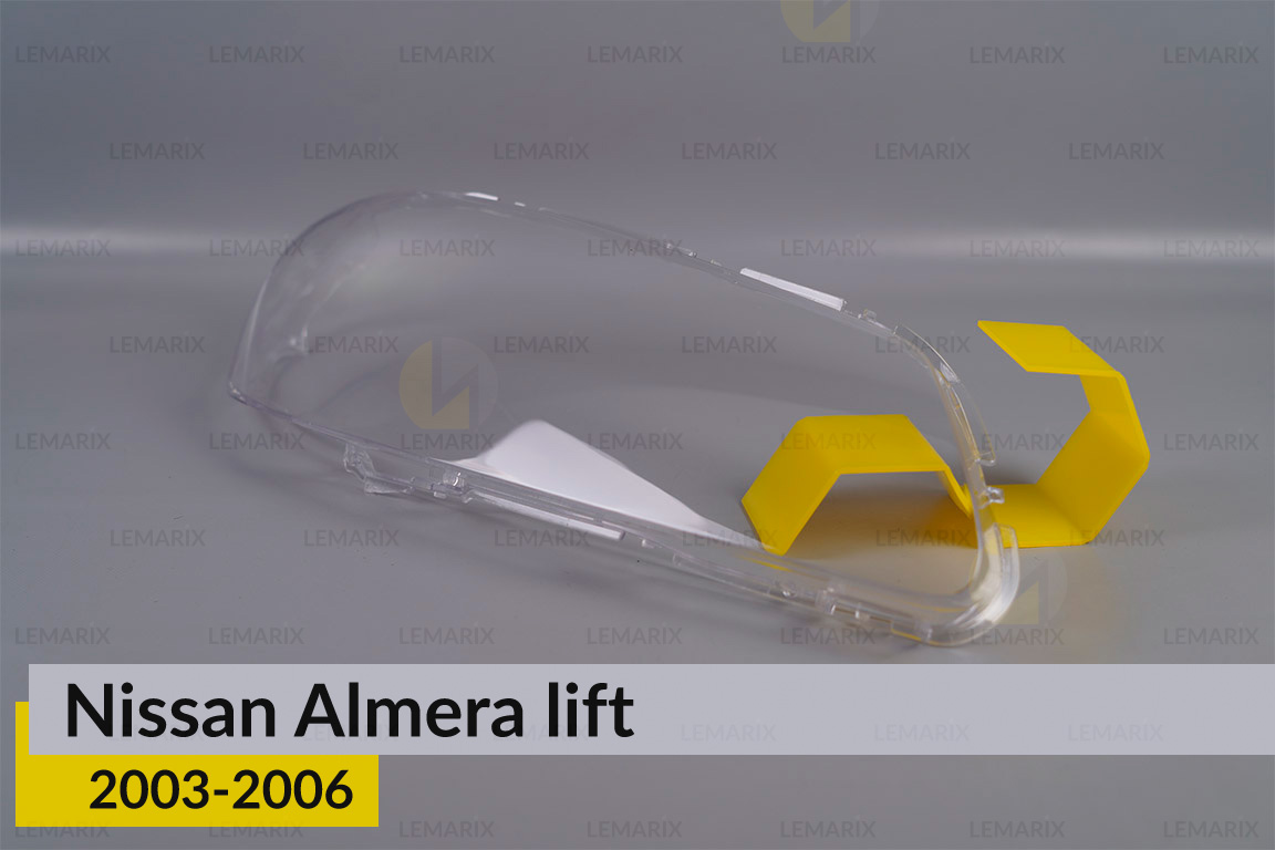 Стекло фары Nissan Sunny (2003-2005) рест правое