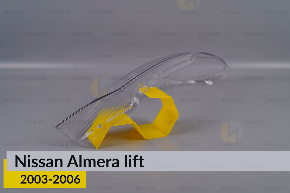 Стекло фары Nissan Sunny (2003-2005) рест правое