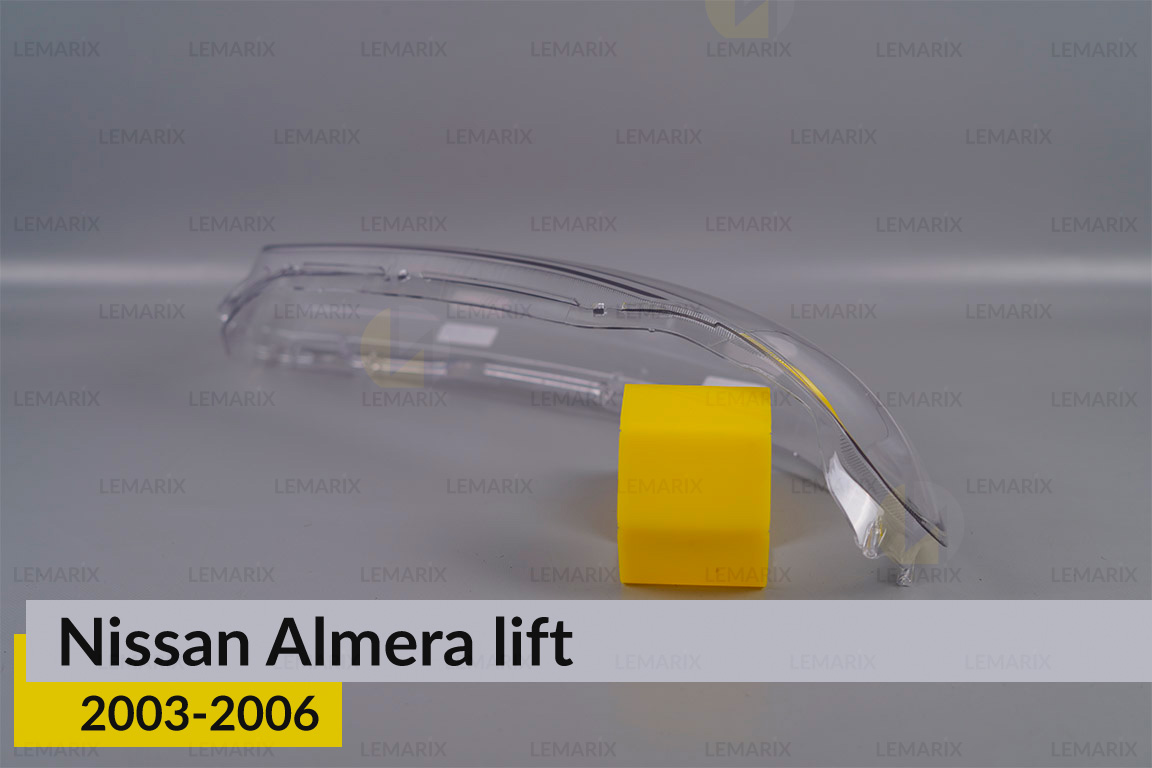 Стекло фары Nissan Sunny (2003-2005) рест правое