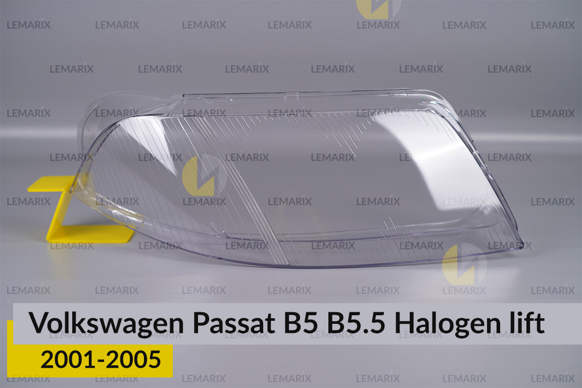Стекло фары VW Volkswagen Passat B5 B5.5 Halogen (2001-2005) рест правое