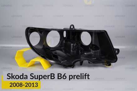 Корпус фари Skoda SuperB B6 (2008-2013) дорест правий