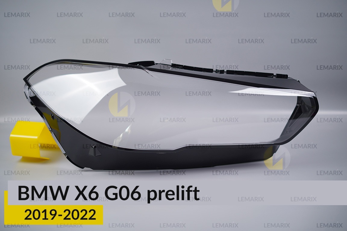 Скло фари BMW X6 G06 (2019-2023) дорест праве