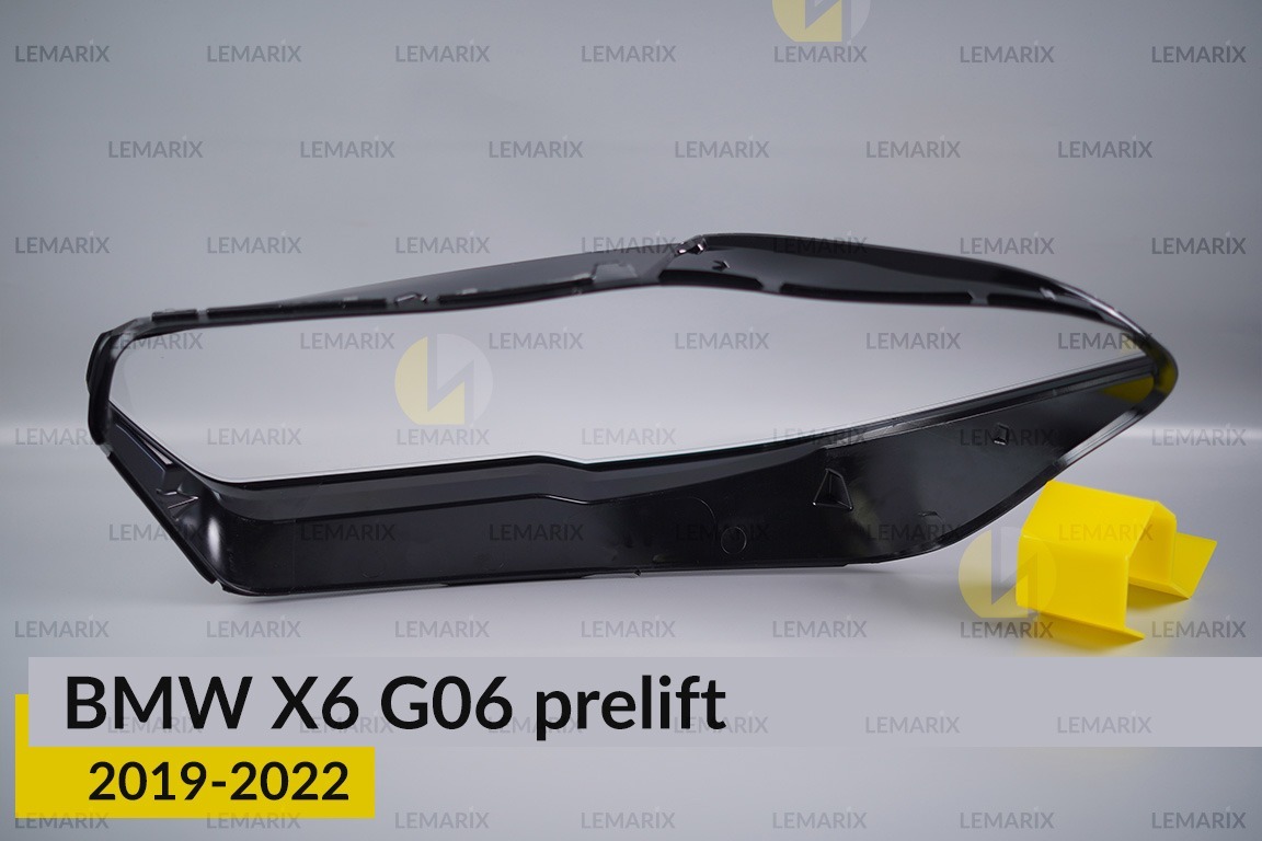 Скло фари BMW X6 G06 (2019-2023) дорест праве