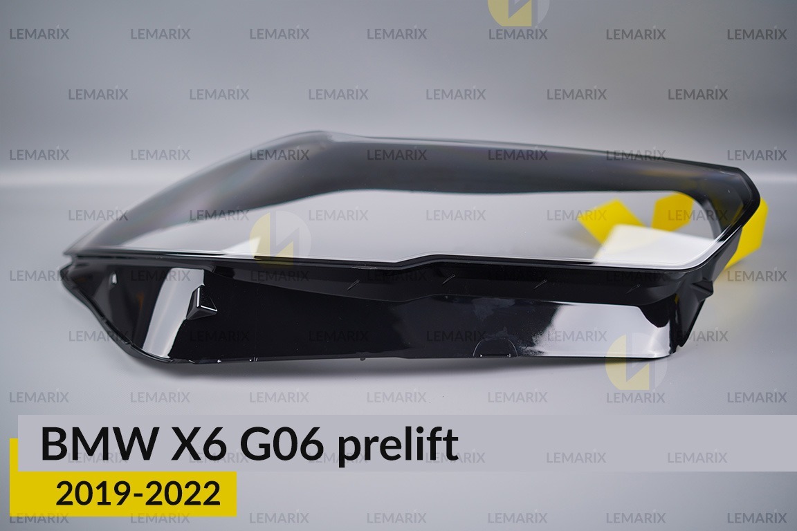 Скло фари BMW X6 G06 (2019-2023) дорест праве