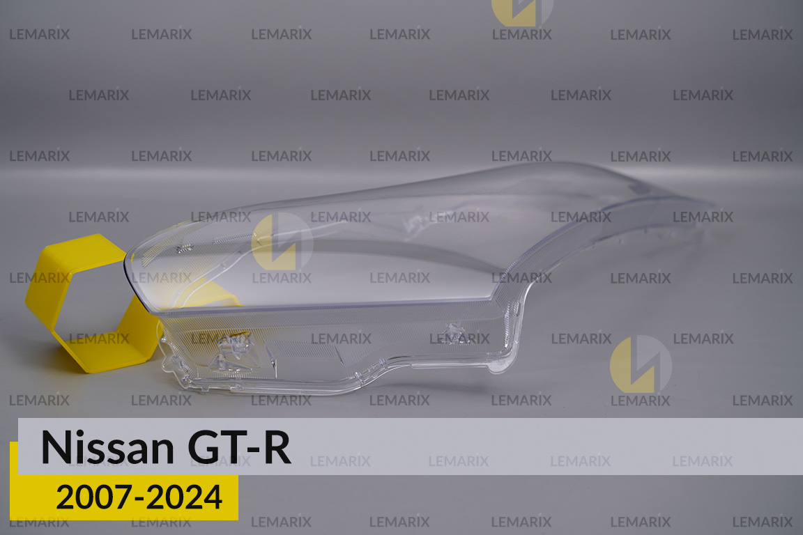 Стекло фары Nissan GT-R (2007-2024) левое