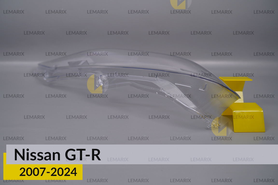 Стекло фары Nissan GT-R (2007-2024) левое