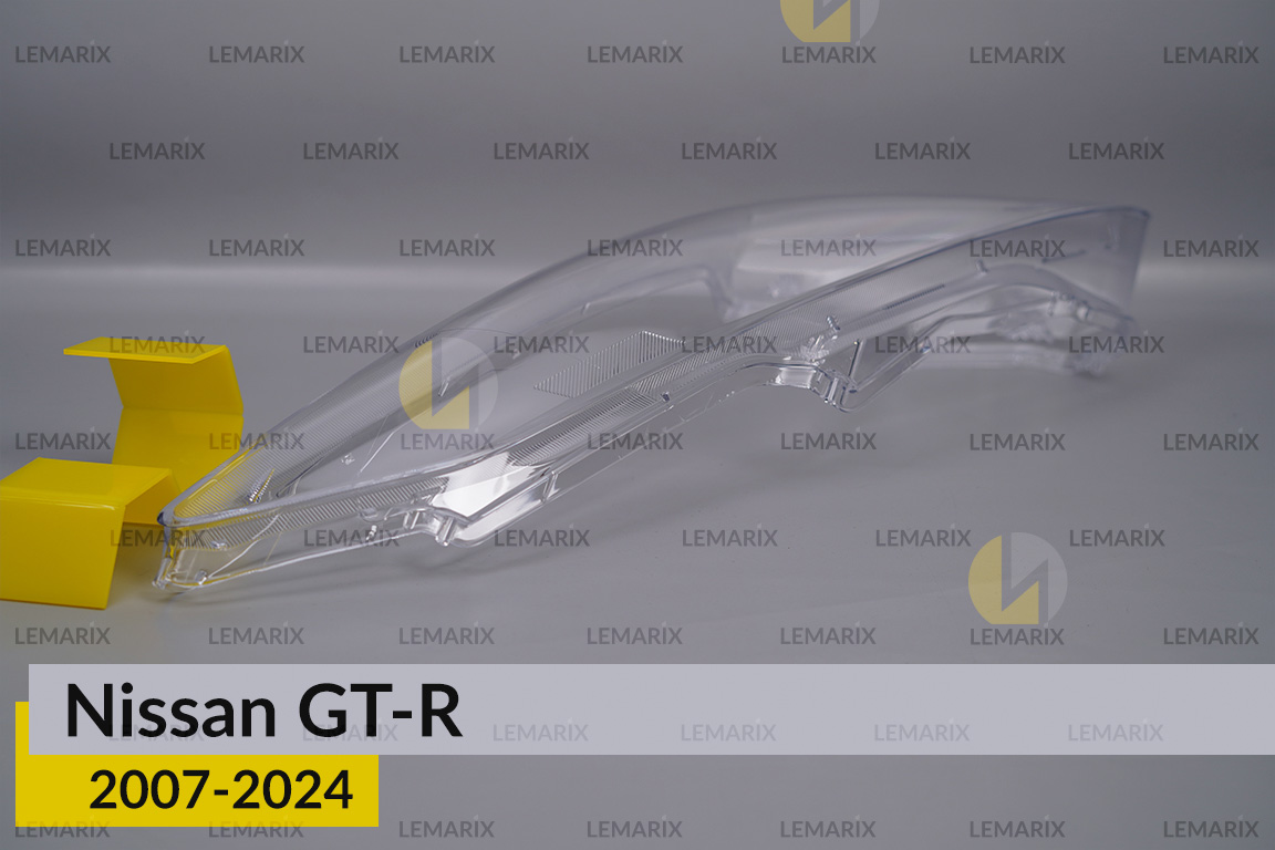 Стекло фары Nissan GT-R (2007-2024) левое