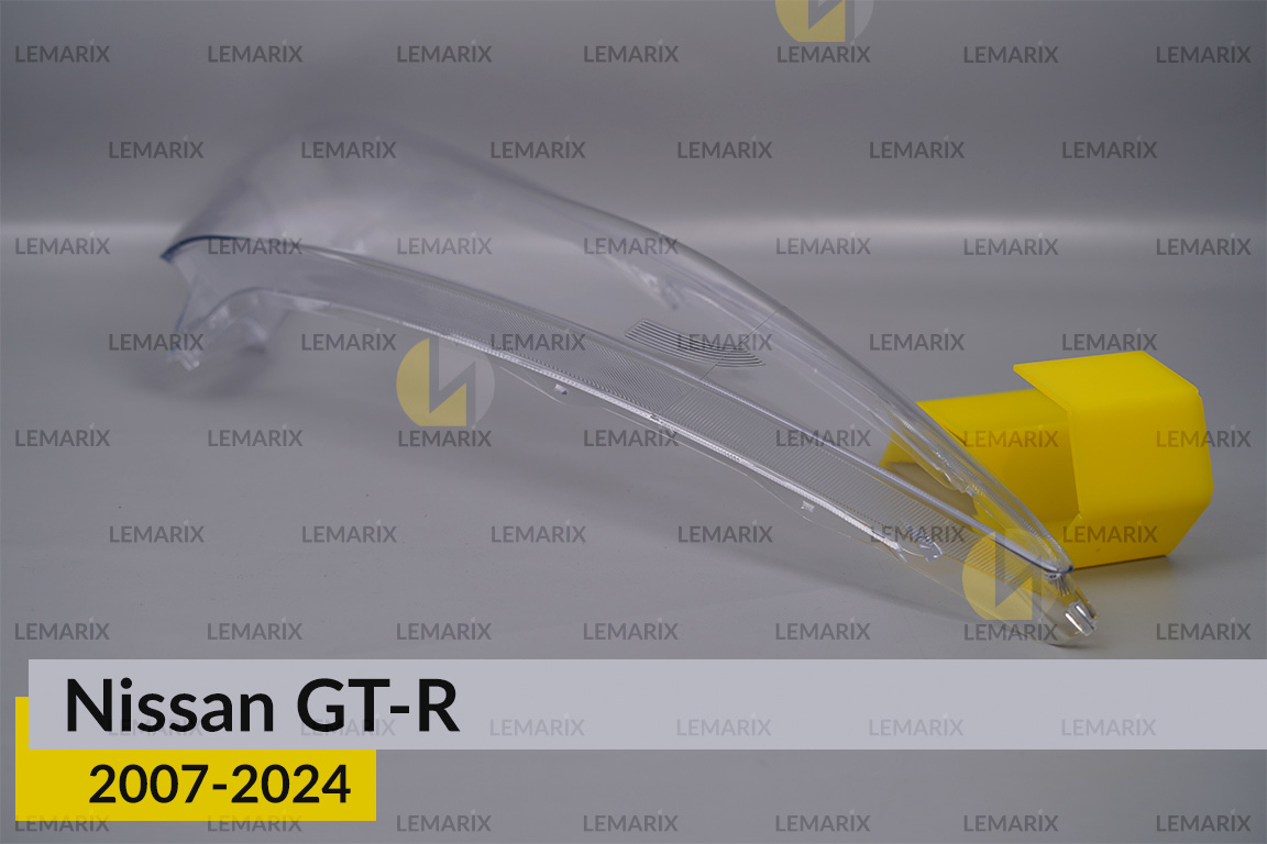 Стекло фары Nissan GT-R (2007-2024) левое