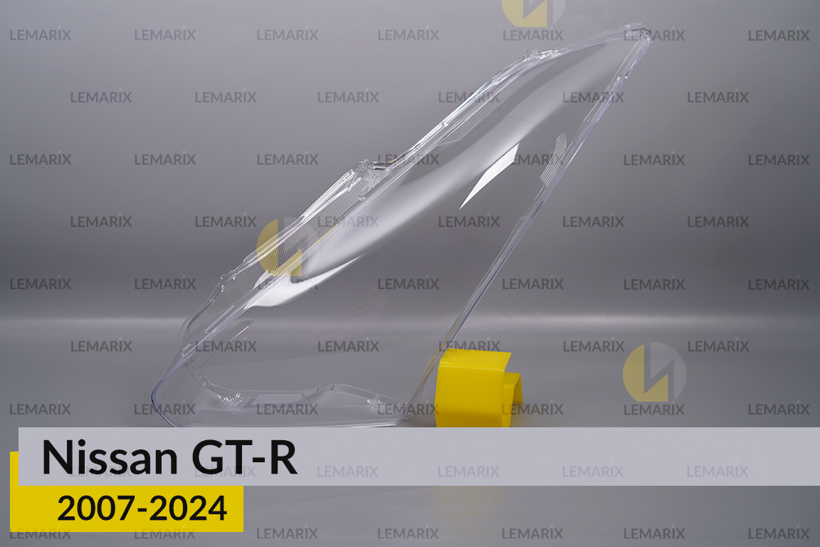 Стекло фары Nissan GT-R (2007-2024) левое