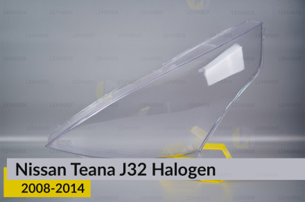 Стекло фары Nissan Teana J32 Halogen (2008-2014) левое