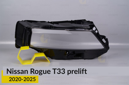 Скло фари Nissan Rogue T33 (2020-2026) дорест праве