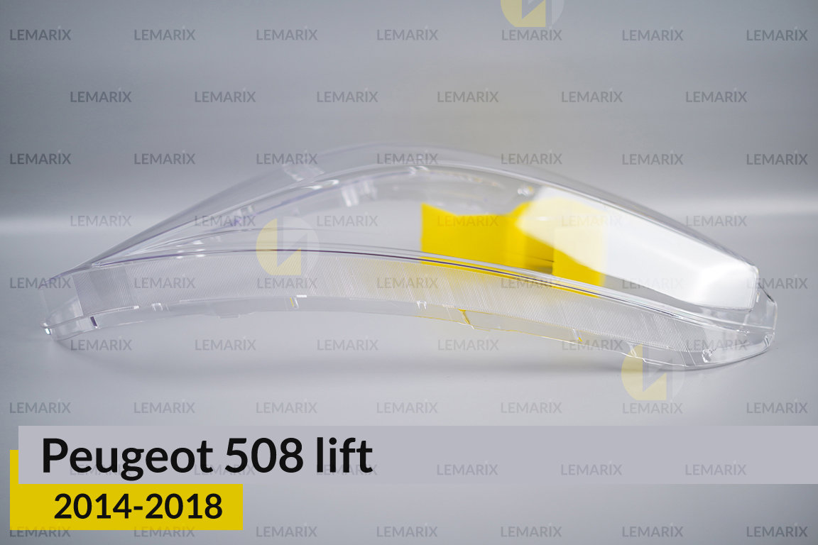 Стекло фары Peugeot 508 (2014-2018) рест правое