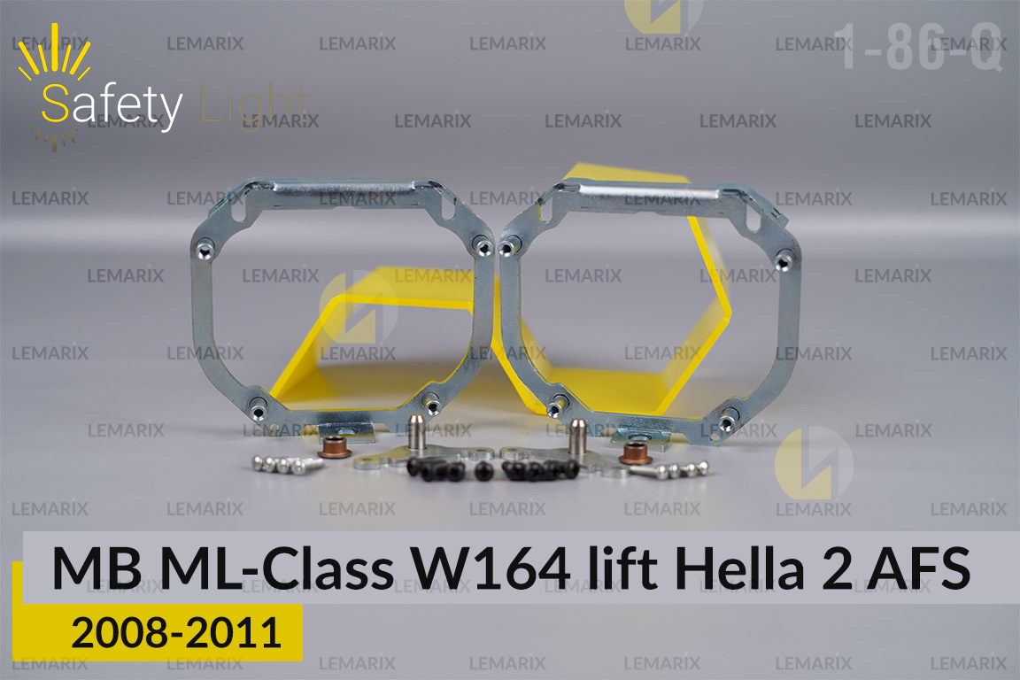 Переходная рамка для Mercedes-Benz ML-Class W164 Hella 2 AFS (2008-2011) рест