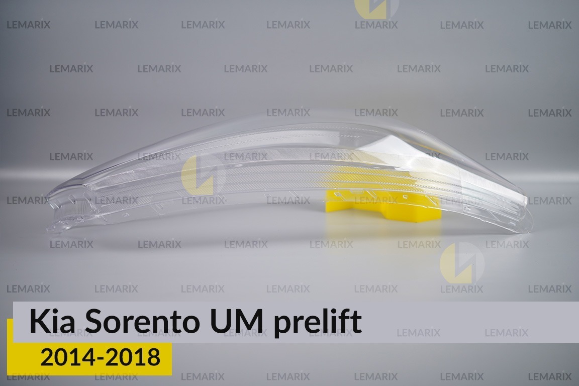 Стекло фары KIA Sorento UM (2014-2018) дорест правое