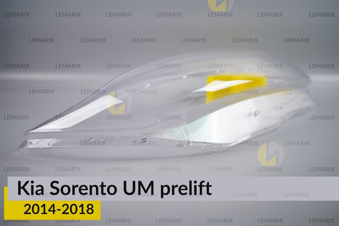 Стекло фары KIA Sorento UM (2014-2018) дорест правое