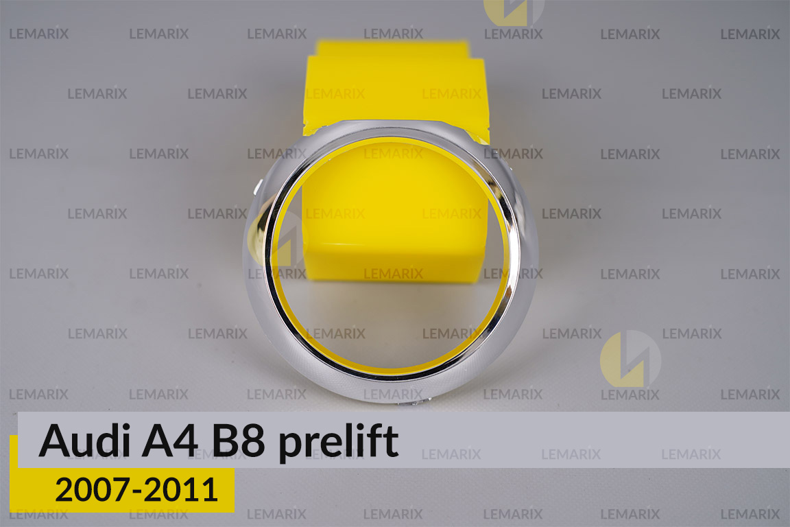 Хромированная маска линзы задняя Audi A4 B8 (2007-2011) дорест левая