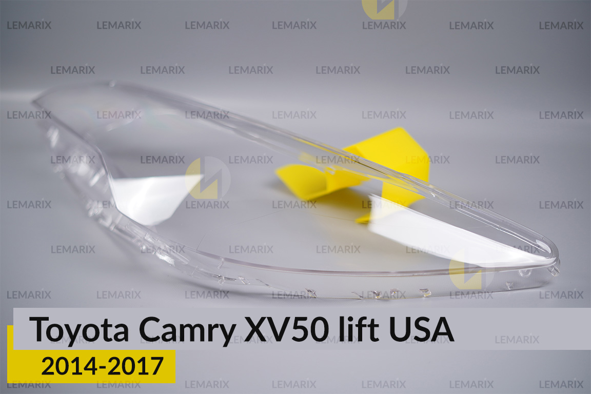 Скло фари Toyota Camry XV50 USA (2014-2017) рест ліве