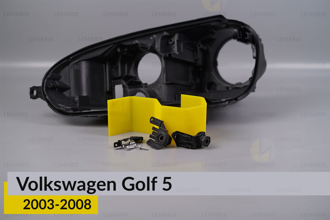 Ремкомплект кріплення корпуса фар VW Volkswagen Golf 5 (2003-2008) лівий – 3 од.