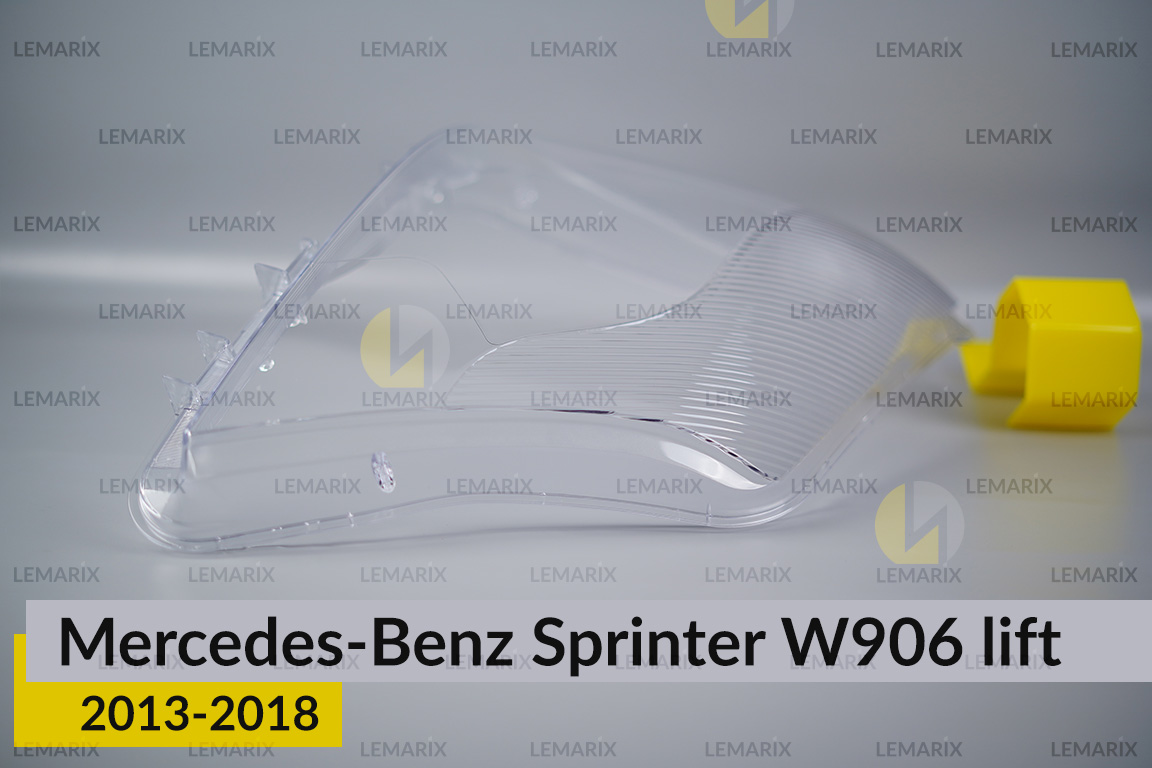 Скло фари Mercedes-Benz Sprinter W906 (2013-2018) рест праве