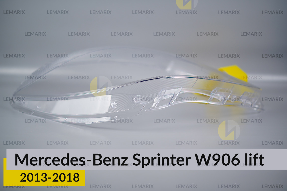 Скло фари Mercedes-Benz Sprinter W906 (2013-2018) рест праве