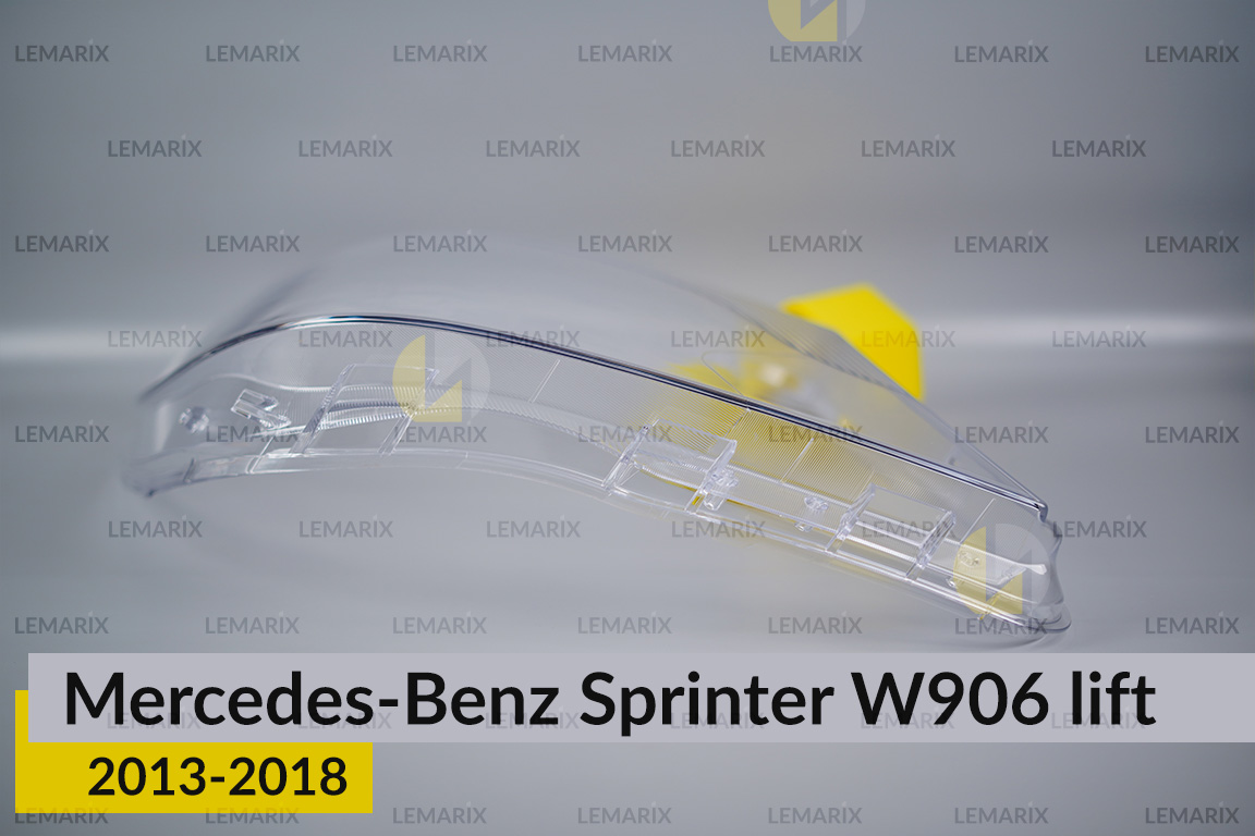Скло фари Mercedes-Benz Sprinter W906 (2013-2018) рест праве