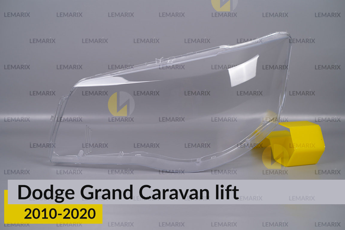 Стекло фары Dodge Grand Caravan (2010-2020) рест левое