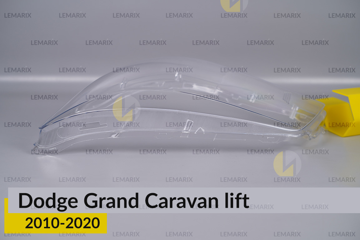 Стекло фары Dodge Grand Caravan (2010-2020) рест левое