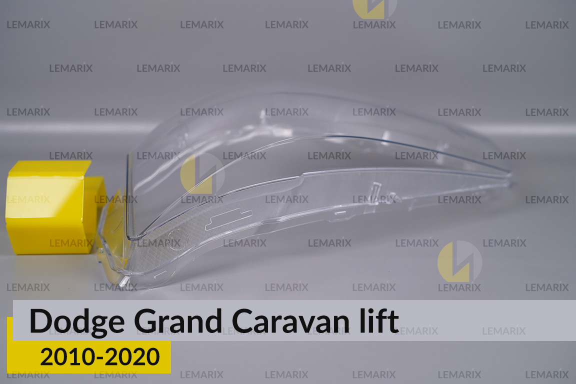 Стекло фары Dodge Grand Caravan (2010-2020) рест левое