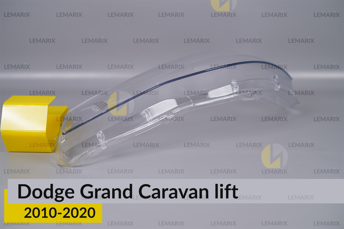 Стекло фары Dodge Grand Caravan (2010-2020) рест левое