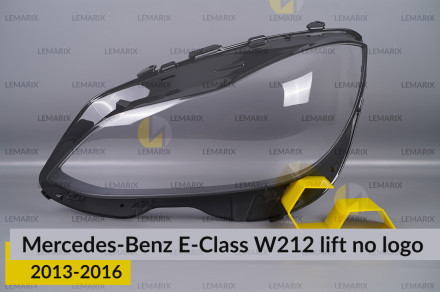 Стекло фары Mercedes-Benz E-Class W212 no logo (2013-2016) рест левое
