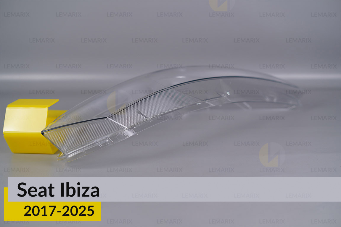Стекло фары Seat Ibiza (2017-2025) дорест/1 рест правое