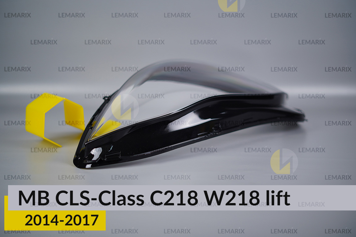 Скло фари Mercedes-Benz CLS-Class C218 W218 (2014-2017) рест ліве