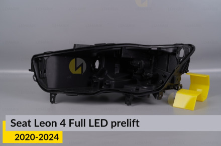 Корпус фары Seat Leon 4 Full LED (2020-2024) дорест левый