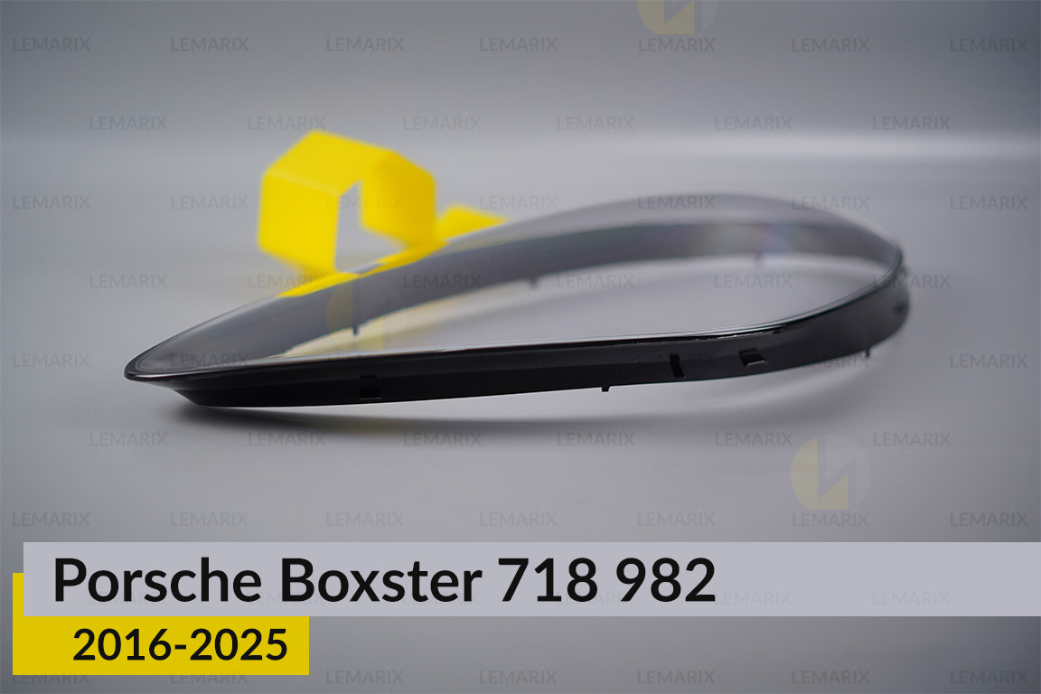 Скло фари Porsche Boxster 718 982 (2016-2025) ліве