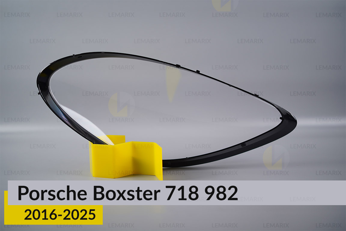 Скло фари Porsche Boxster 718 982 (2016-2025) ліве