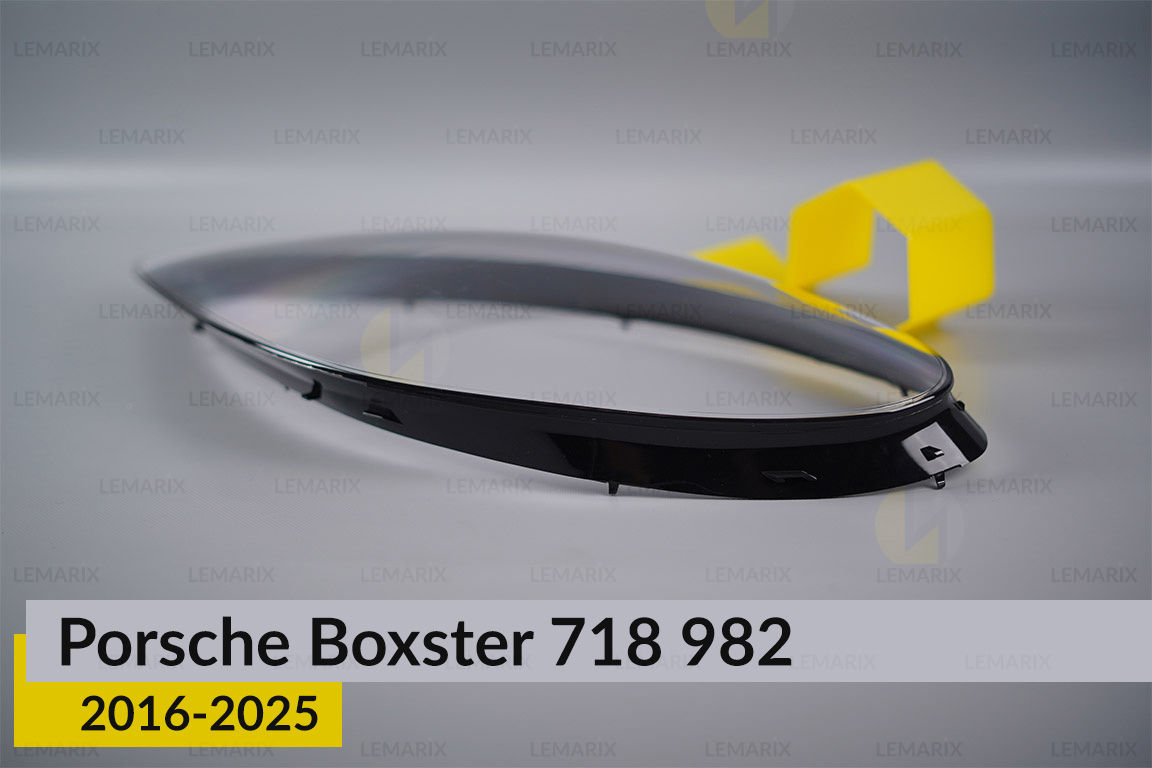 Скло фари Porsche Boxster 718 982 (2016-2025) ліве