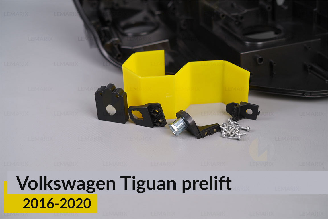 Ремкомплект крепления корпуса фар VW Volkswagen Tiguan (2016-2020) дорест правый – 4 ед.